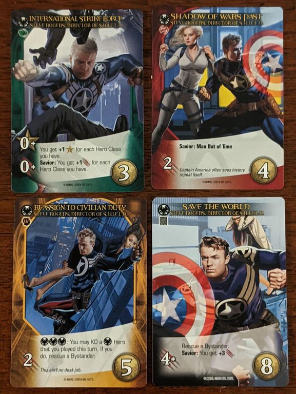 Legendary: Captain America 75th Anniversary cards