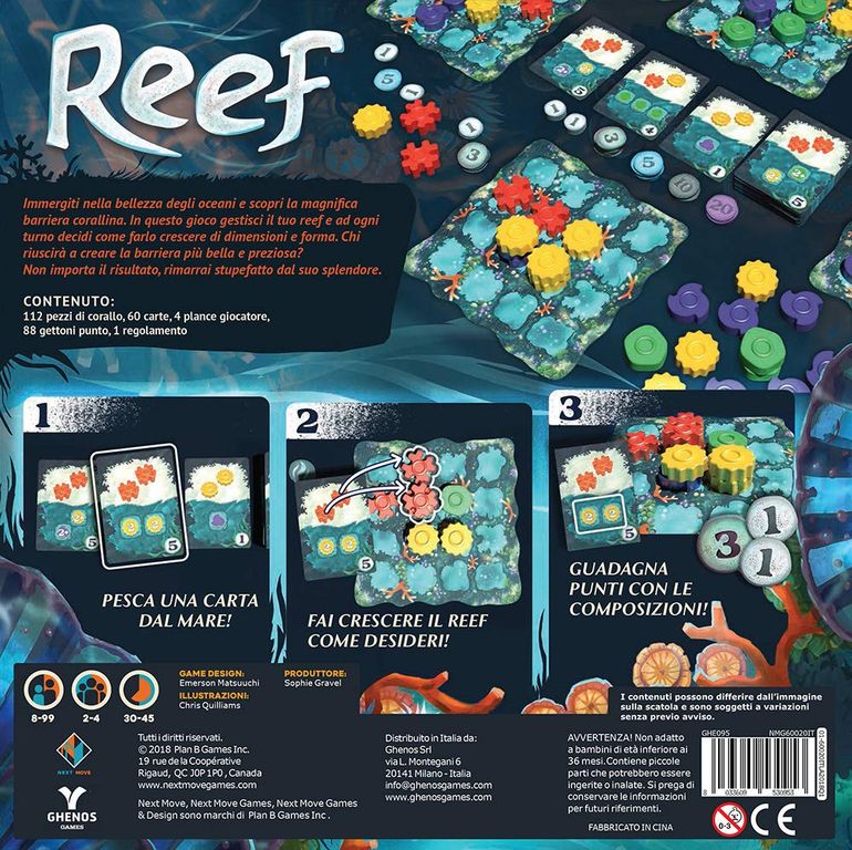 Reef torna a scatola