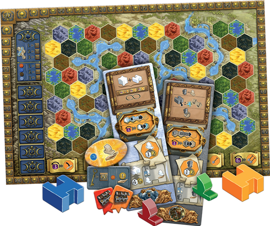 Terra Mystica: Merchants of the Seas components