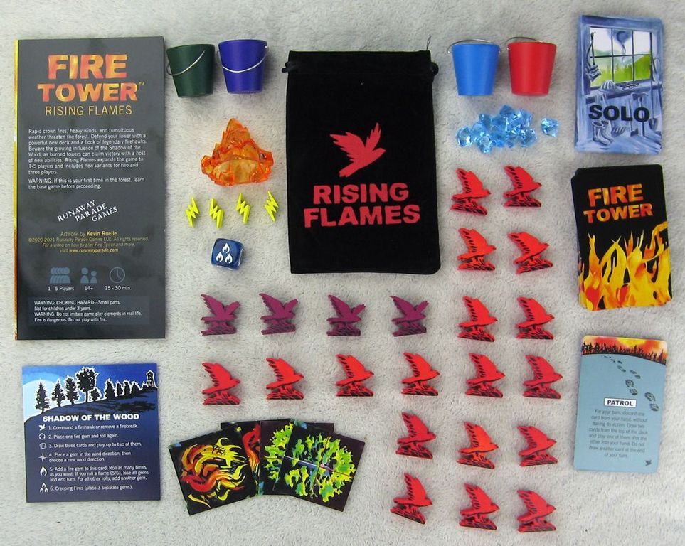Fire Tower: Rising Flames partes