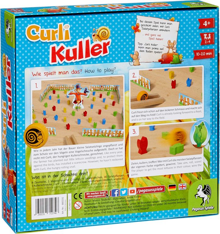 Curli Kuller parte posterior de la caja