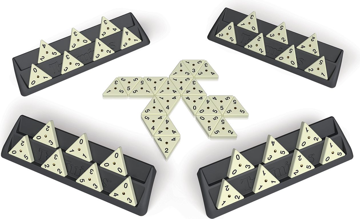 Acheter Triominos Onyx - Boutiques Variantes Paris - Domino Triangle Noir -  Goliath