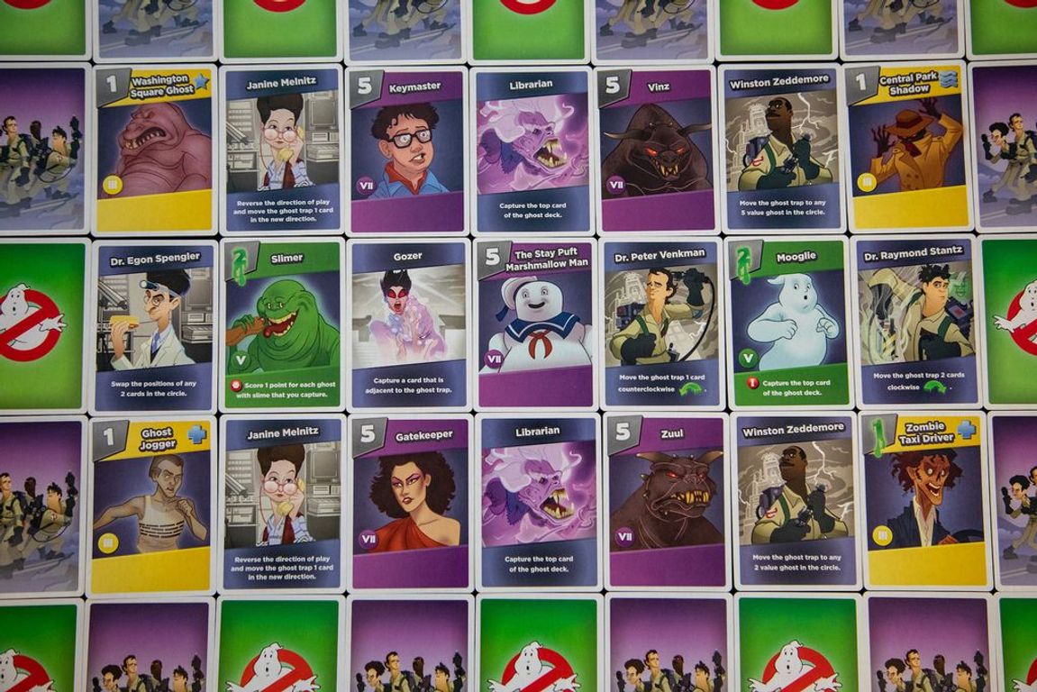 Ghostbusters: The Card Game cartes