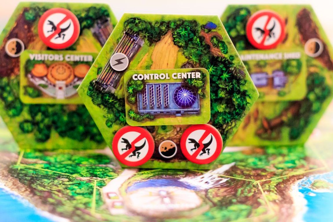 Jurassic Park: Danger! Adventure Strategy Game components