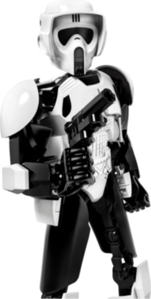 LEGO® Star Wars Scout Trooper™ e Speeder Bike™ componenti