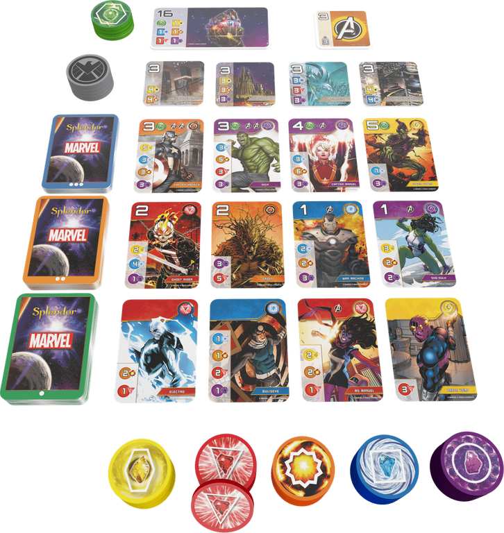 Splendor Marvel partes