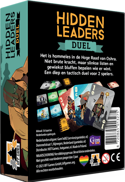 Hidden Leaders Duel dos de la boîte