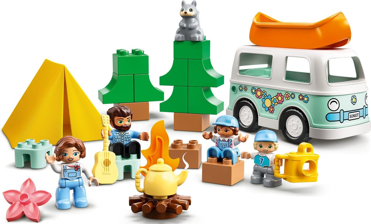 LEGO® DUPLO® Aventura en la Autocaravana Familiar jugabilidad