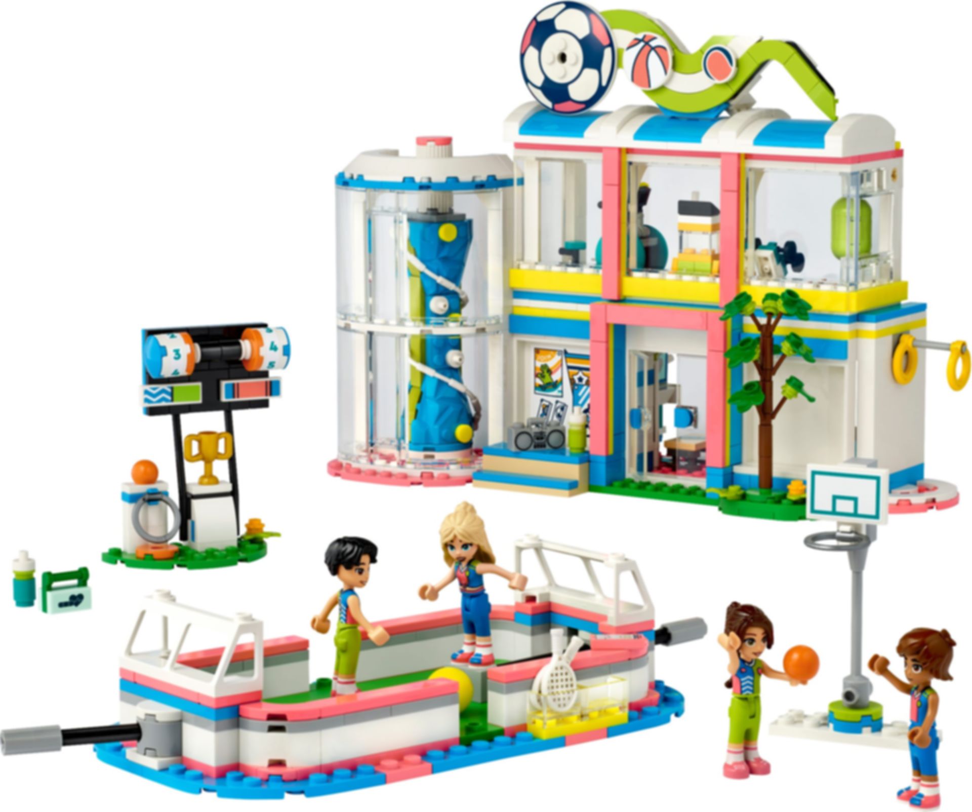 LEGO® Friends Sports Center components