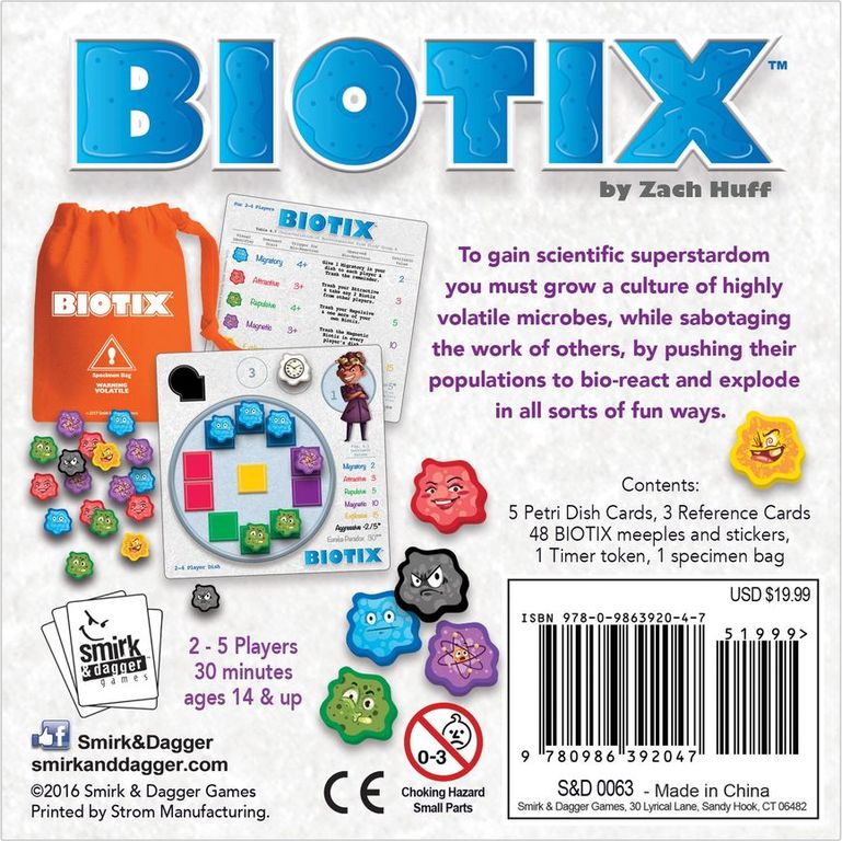 BIOTIX back of the box