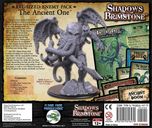 Shadows of Brimstone: The Ancient One parte posterior de la caja