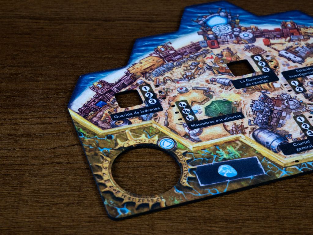 Cloudspire: The Uprising – Faction/Content Expansion game board