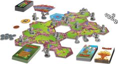 Worms: The Board Game components