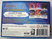 Challenge of the Superfriends Card Game parte posterior de la caja