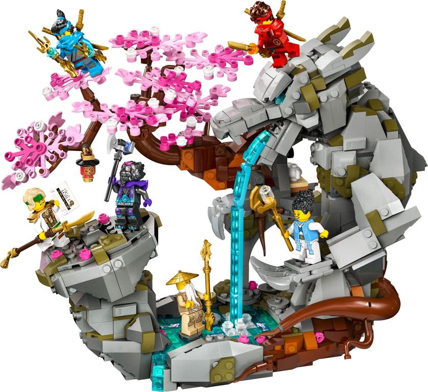 LEGO® Ninjago Le sanctuaire de la roche du dragon composants