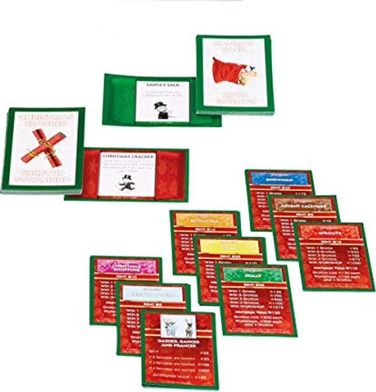 Limited Edition Christmas Monopoly carte