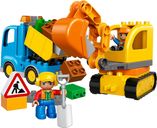 LEGO® DUPLO® Camión y excavadora con orugas partes