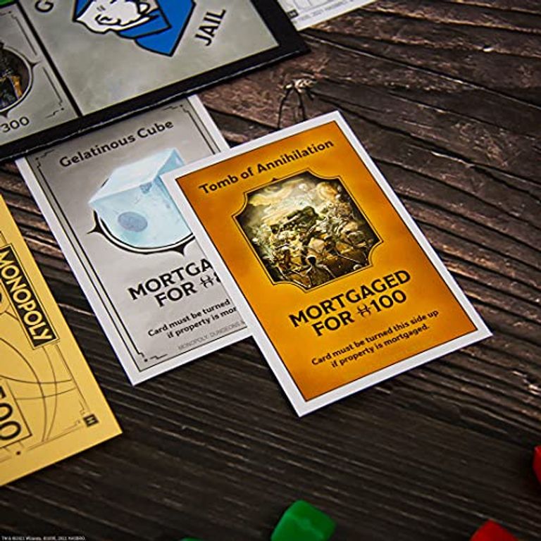 Monopoly: Dungeons & Dragons cartes