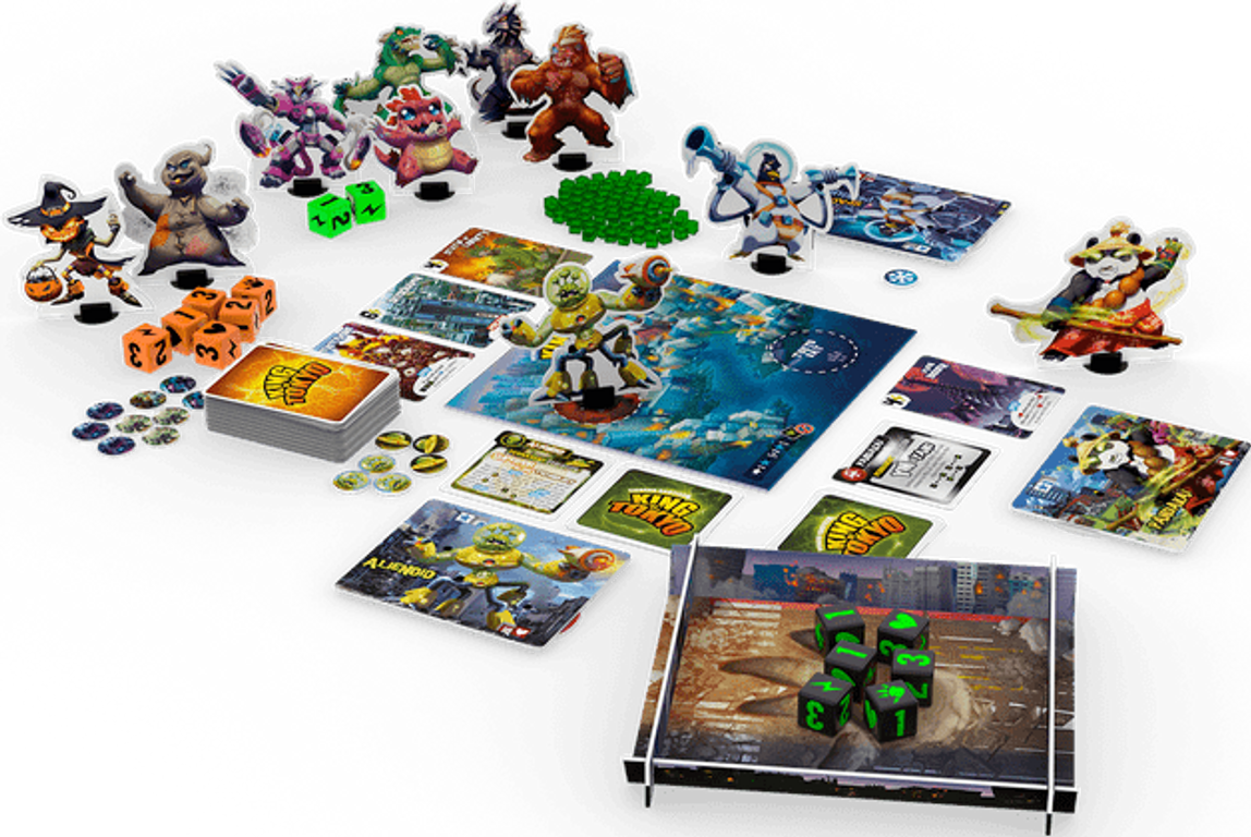 King of Tokyo: Monster Box komponenten