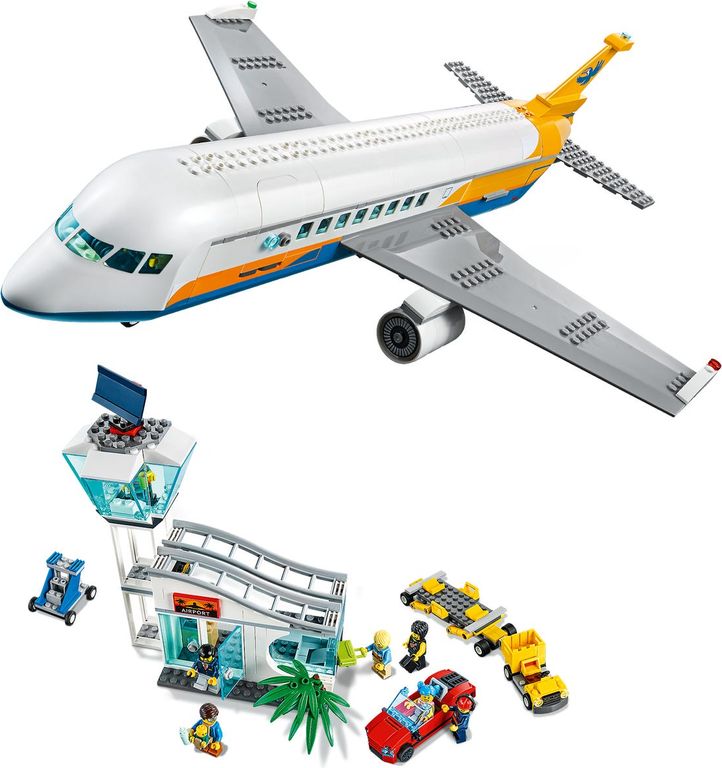 LEGO® City Passenger Airplane components