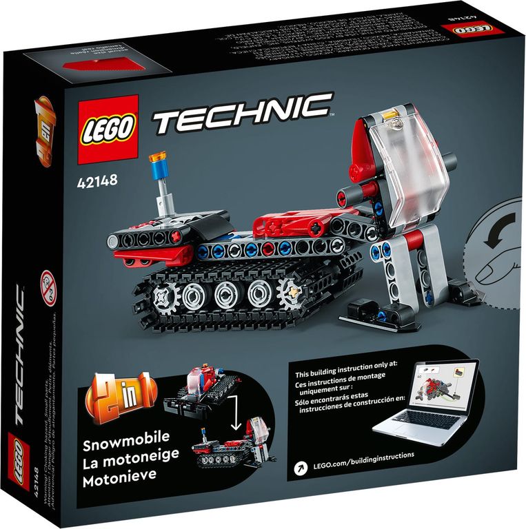 LEGO® Technic Máquina Pisanieves parte posterior de la caja