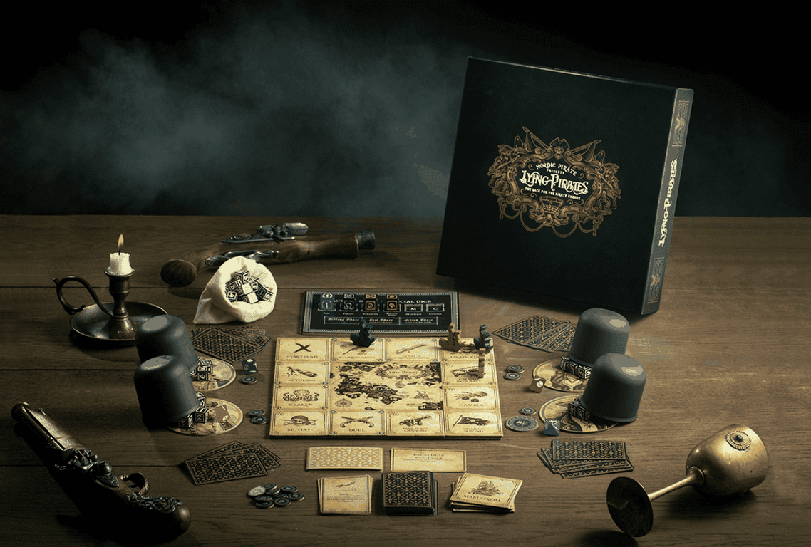 Lying Pirates: The Race for the Pirate Throne komponenten