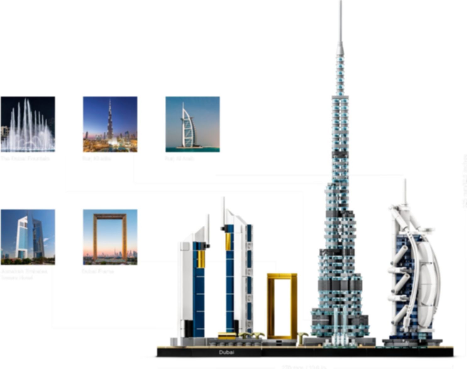 LEGO® Architecture Dubaï composants