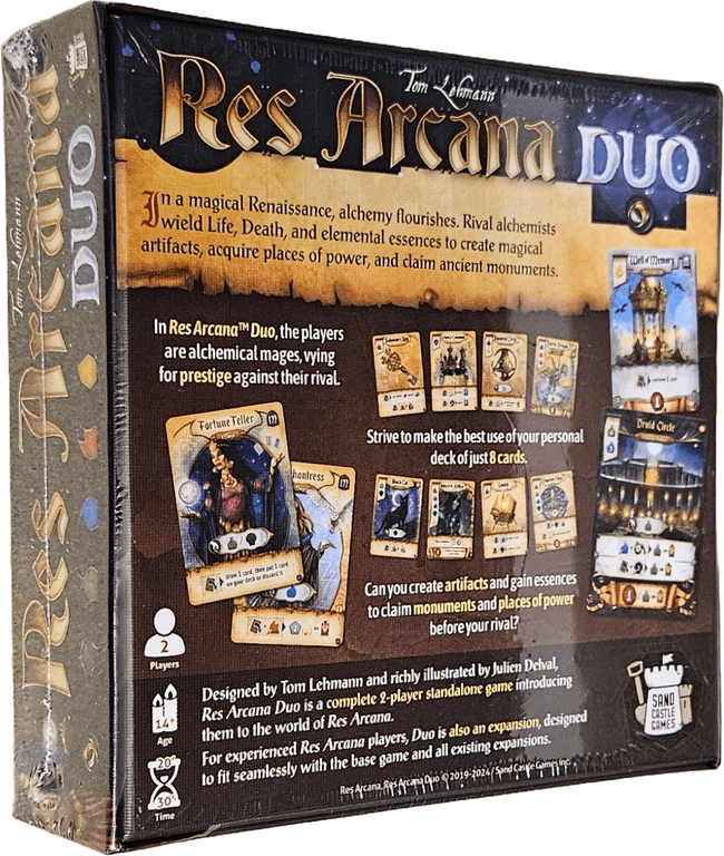 Res Arcana Duo rückseite der box