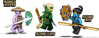 LEGO® Ninjago Lloyds Dschungel-Bike minifiguren