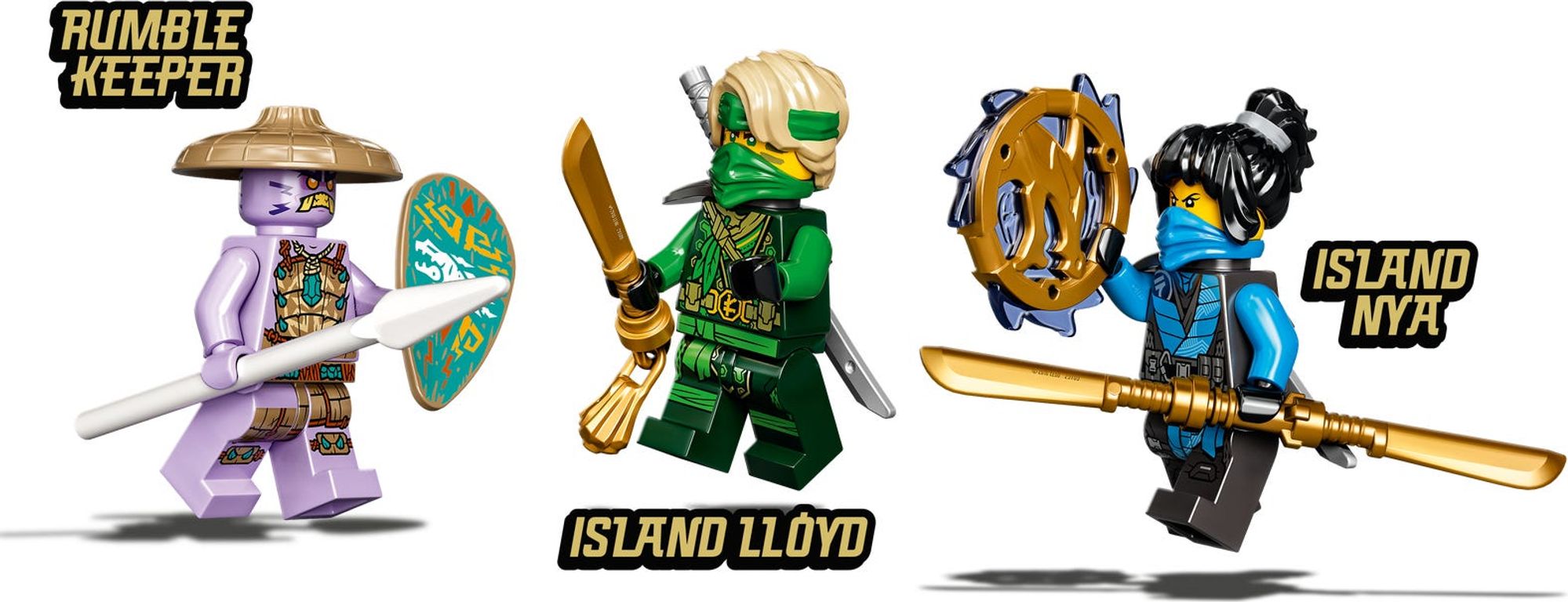 LEGO® Ninjago Lloyd's Jungle Chopper Bike minifigures