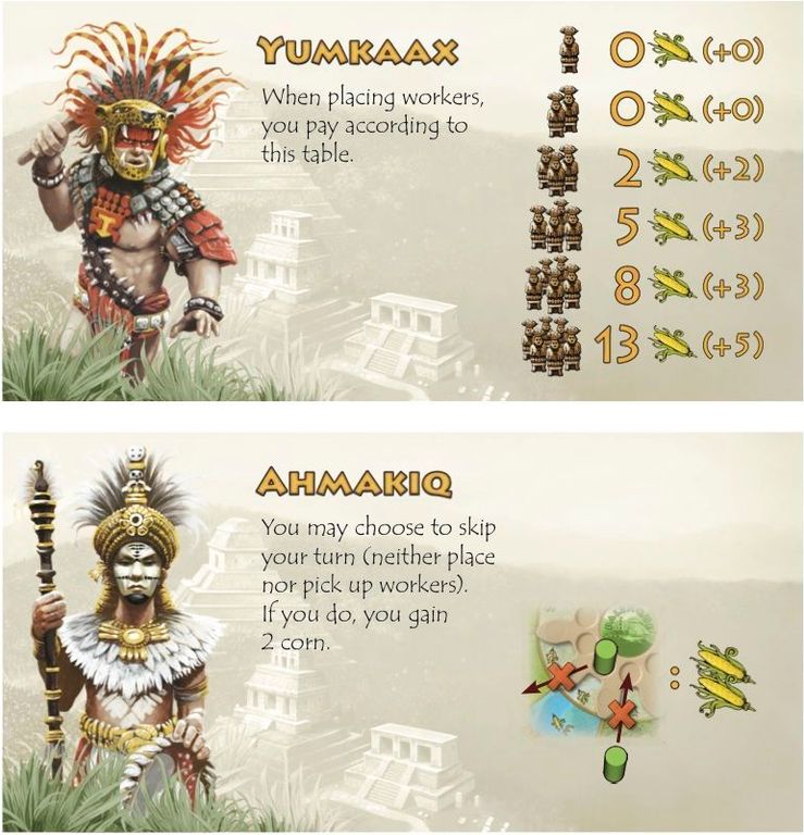 Tzolk'in: The Mayan Calendar - Tribes & Prophecies cartas