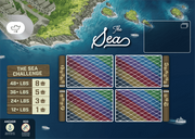 Coldwater Crown: The Sea game board