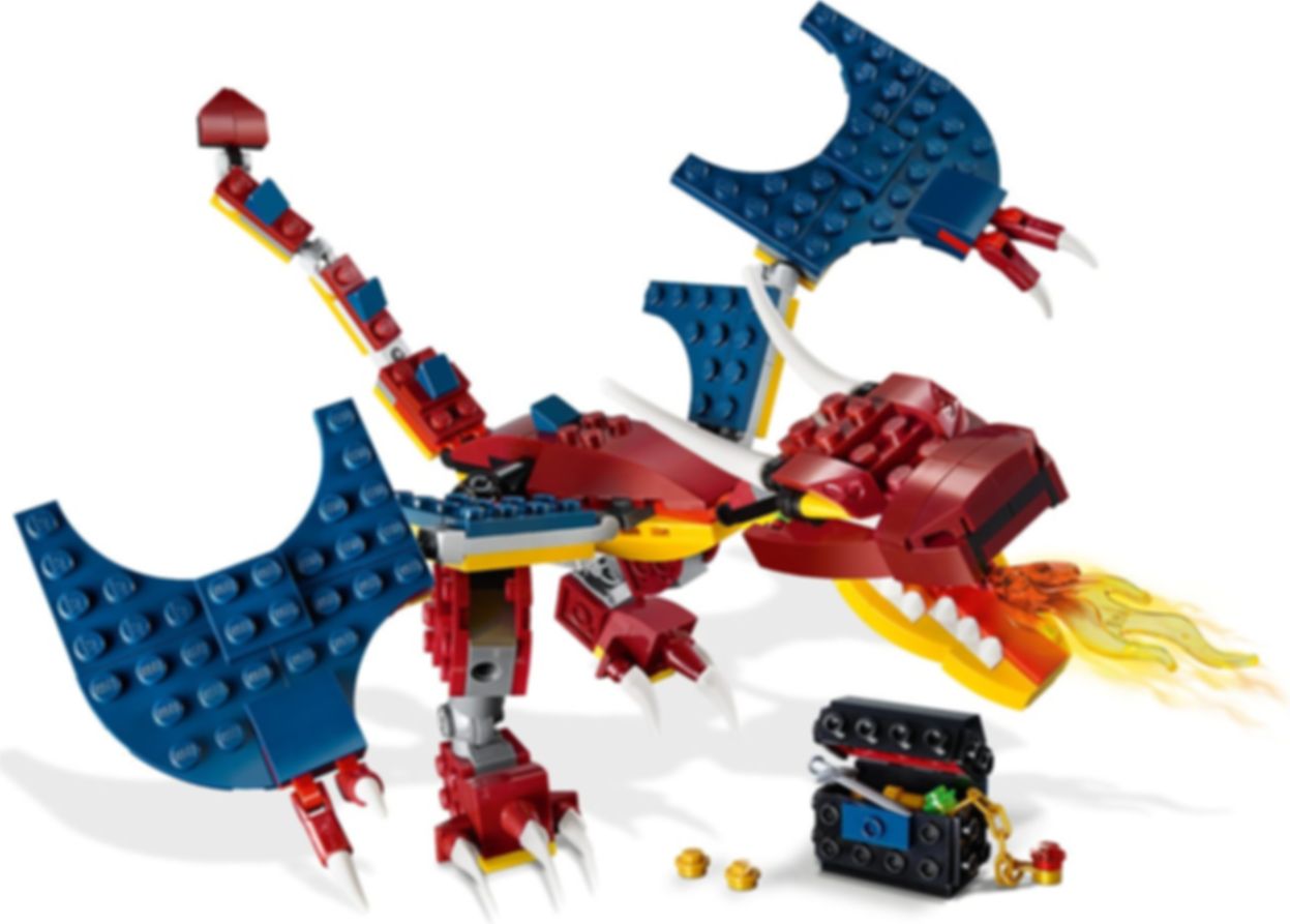 LEGO® Creator Dragón Llameante jugabilidad