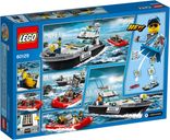 LEGO® City Barco patrulla de la policía parte posterior de la caja