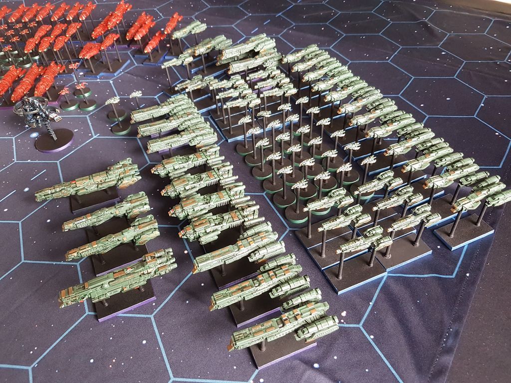 Red Alert: Space Fleet Warfare miniatures