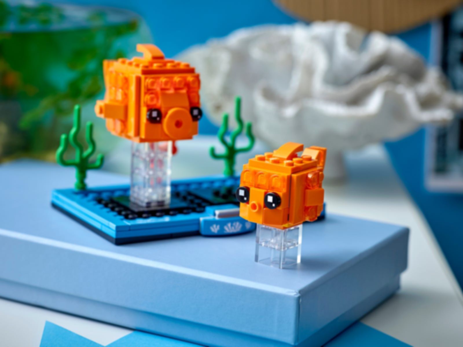 LEGO® BrickHeadz™ Carpa Dorada jugabilidad