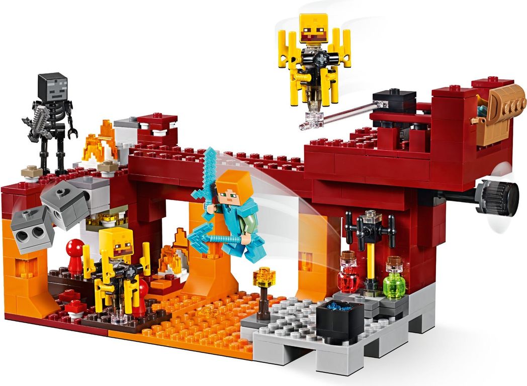 LEGO® Minecraft De Blaze brug speelwijze