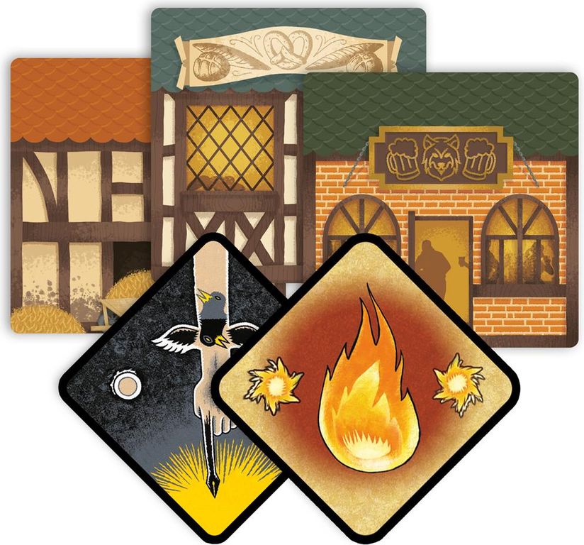 The Werewolves of Miller's Hollow: The Village cards