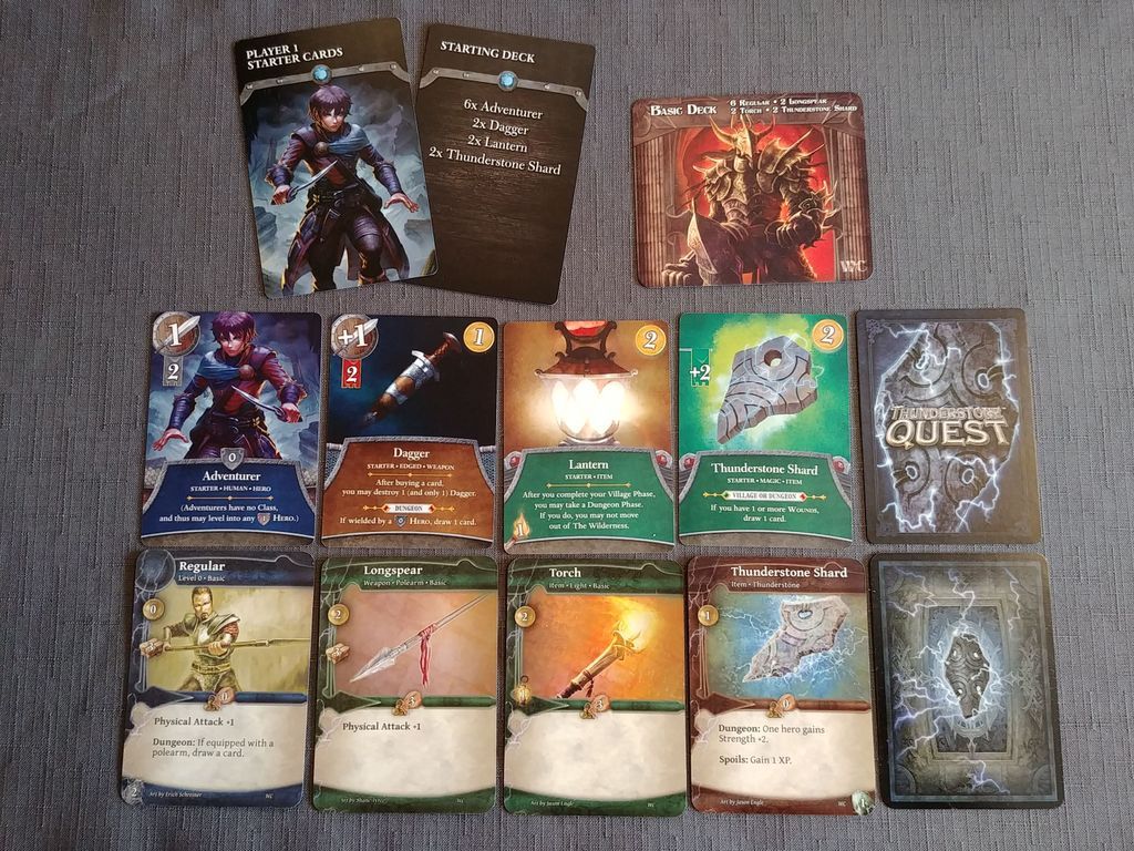 Thunderstone Quest kaarten