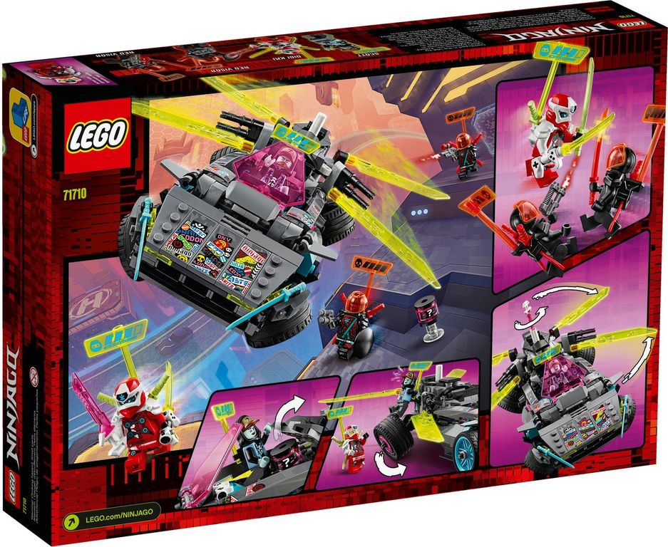 LEGO® Ninjago Coche Ninja Tuneado parte posterior de la caja