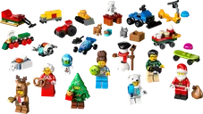 LEGO® City Advent Calendar 2025 components