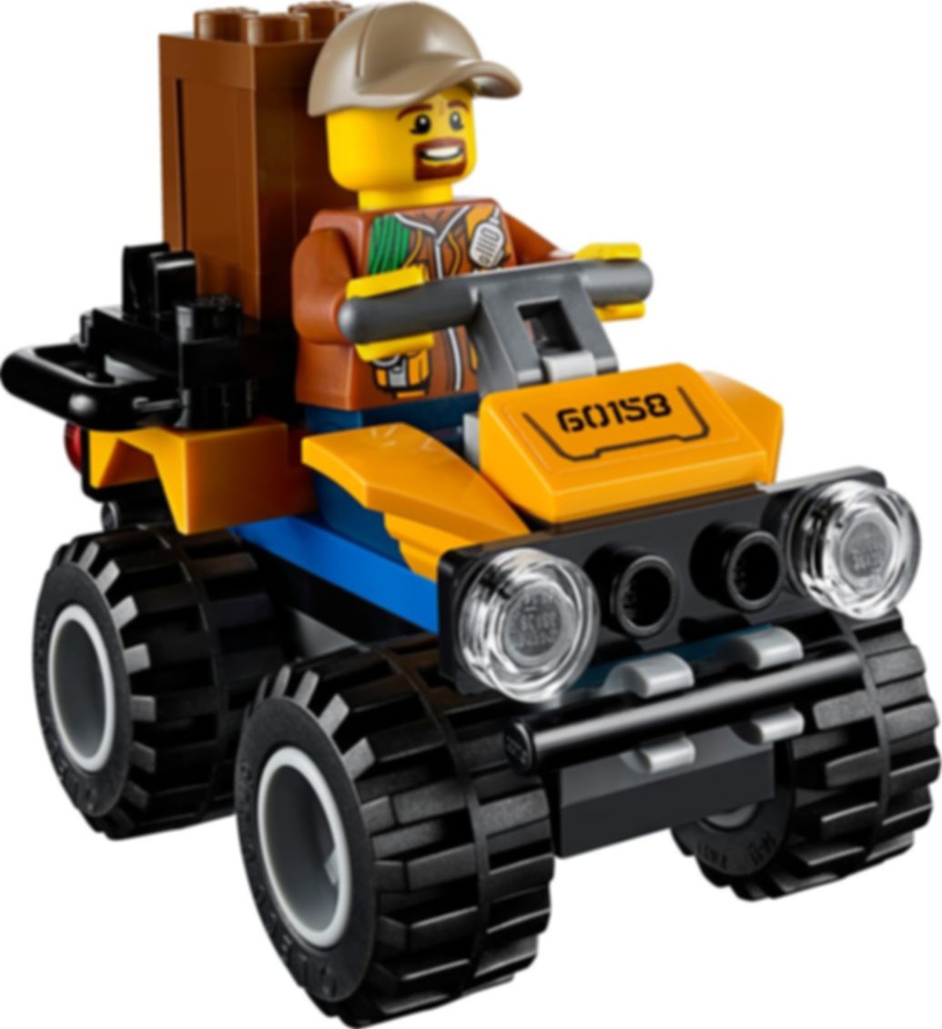 LEGO® City L'hélicoptère cargo de la jungle composants