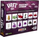 Vast: The Crystal Caverns - Miniatures Pack parte posterior de la caja