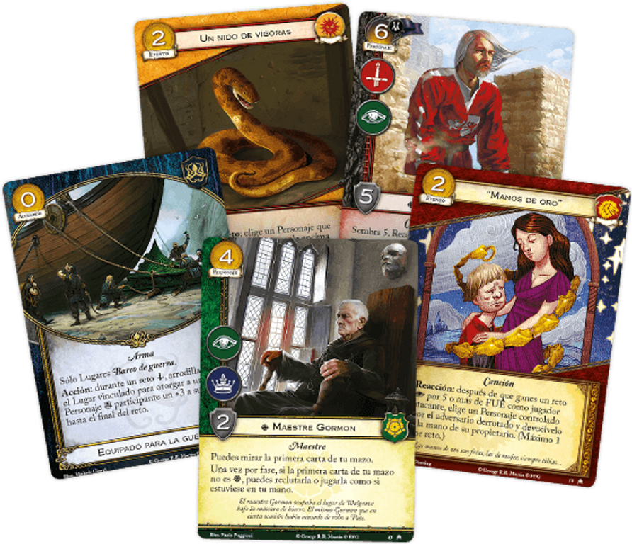 A Game of Thrones: The Card Game (Second Edition) - Pit of Snakes cartes