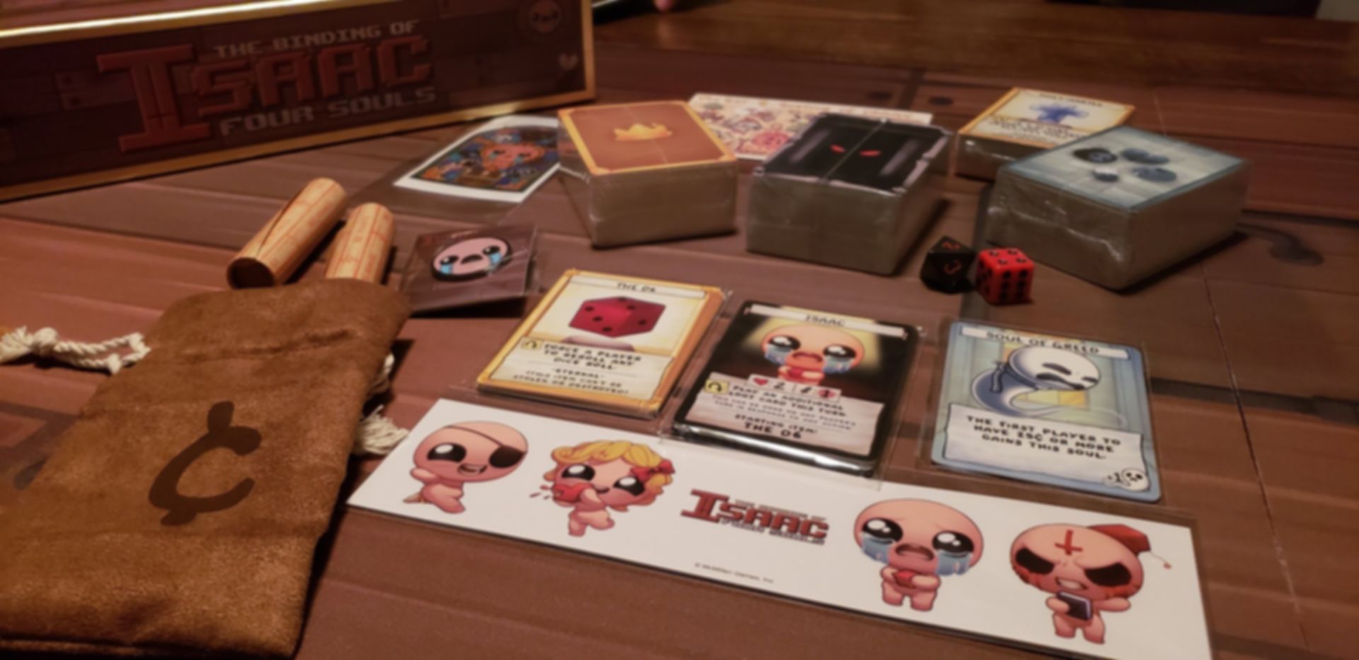The Binding of Isaac: Four Souls partes
