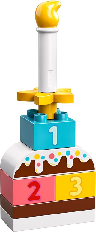 LEGO® DUPLO® Le gâteau d’anniversaire composants