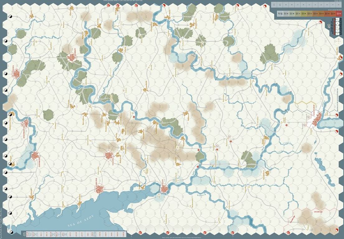 Stalingrad Roads: Battle on the Edge of the Abyss spielbrett