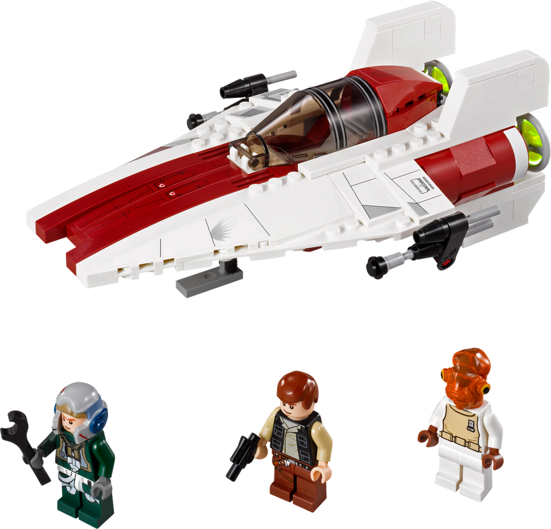 LEGO® Star Wars A-wing Starfighter componenten