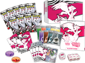 Pokémon TCG: Scarlet & Violet - Black Bolt/White Flare Elite Trainer Box components