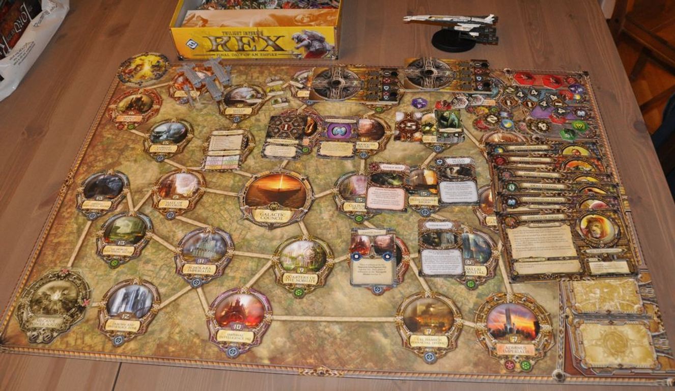 Rex: Final Days of an Empire game board